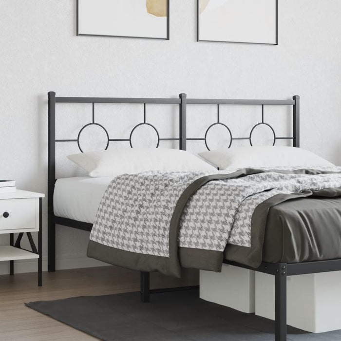 Tăblie de pat de schimb metalică, negru, 160 cm - WALTI WALTI