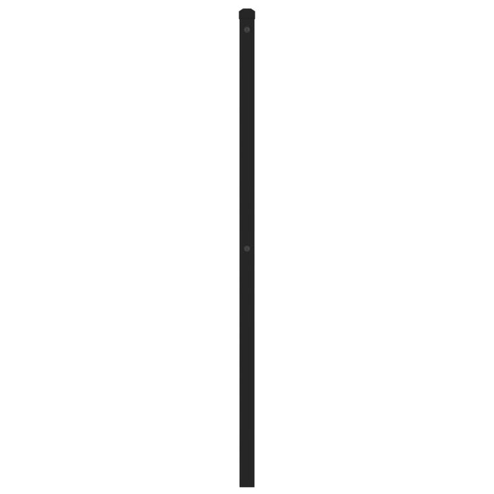 Tăblie de pat de schimb metalică, negru, 193 cm WALTI