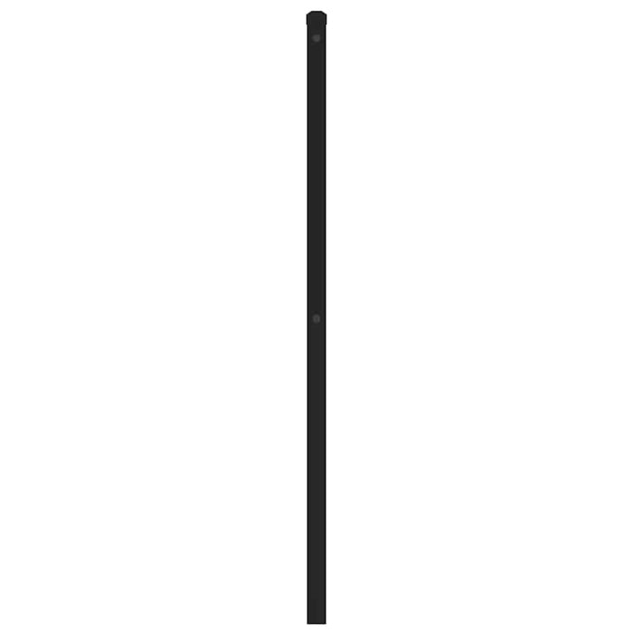 Tăblie de pat de schimb metalică, negru, 200 cm WALTI