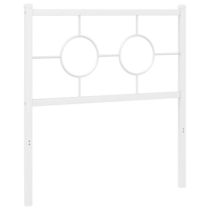 Tăblie de pat de schimb metalică, alb, 75 cm WALTI