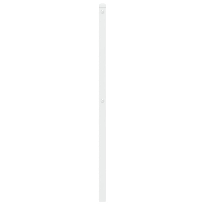 Tăblie de pat de schimb metalică, alb, 75 cm WALTI