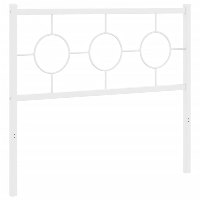 Tăblie de pat metalică, alb, 100 cm - WALTI WALTI