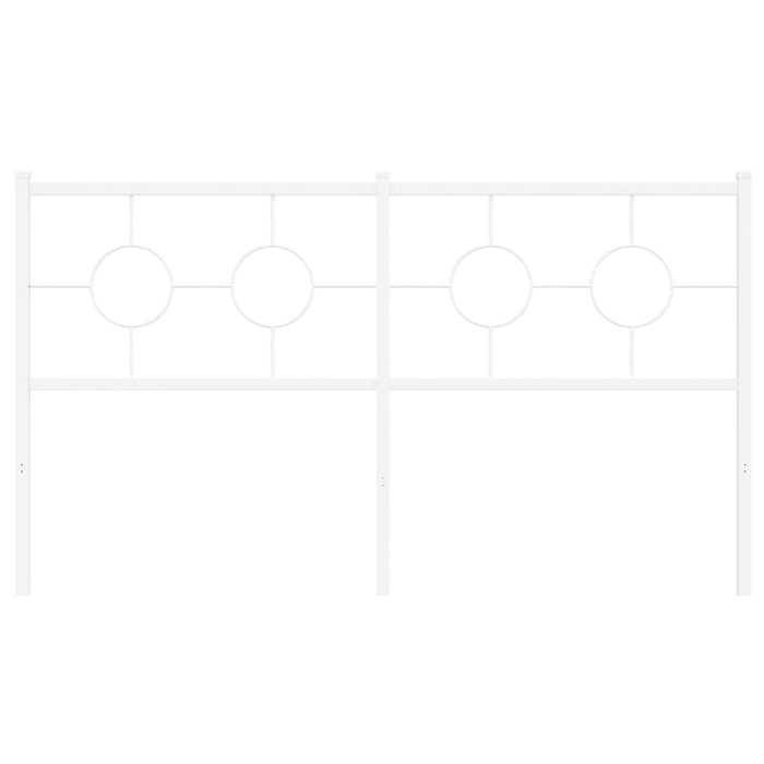 Tăblie de pat de schimb metalică, alb, 150 cm WALTI