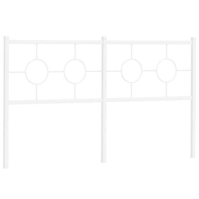 Tăblie de pat de schimb metalică, alb, 150 cm WALTI