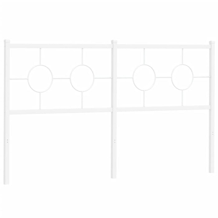 Tăblie de pat de schimb metalică, alb, 160 cm - WALTI WALTI