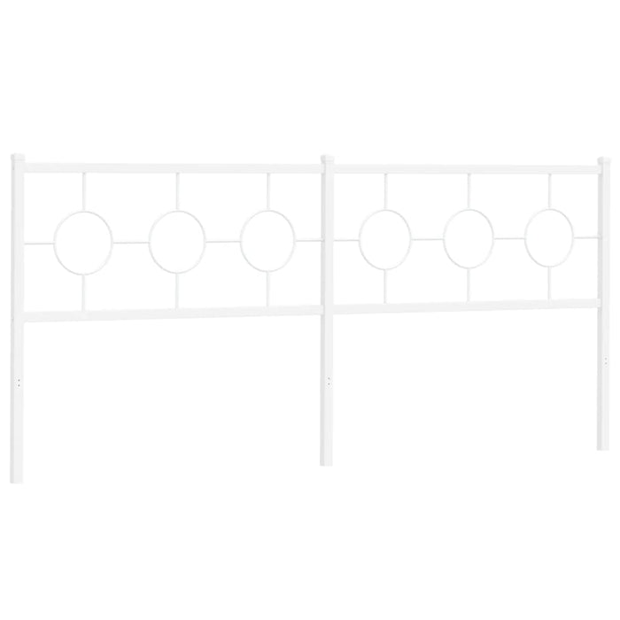 Tăblie de pat de schimb metalică, alb, 193 cm WALTI