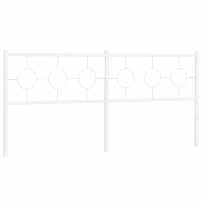 Tăblie de pat de schimb metalică, alb, 193 cm WALTI