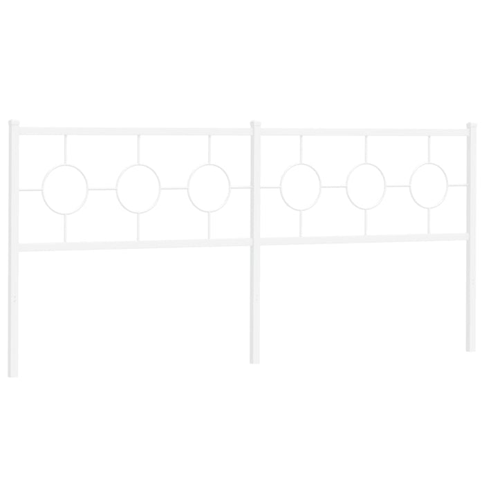 Tăblie de pat de schimb metalică, alb, 200 cm WALTI
