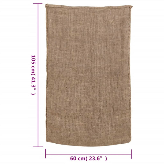 Saci de iută, 5 buc., 60x105 cm, 100% iută, 220 g/m² WALTI