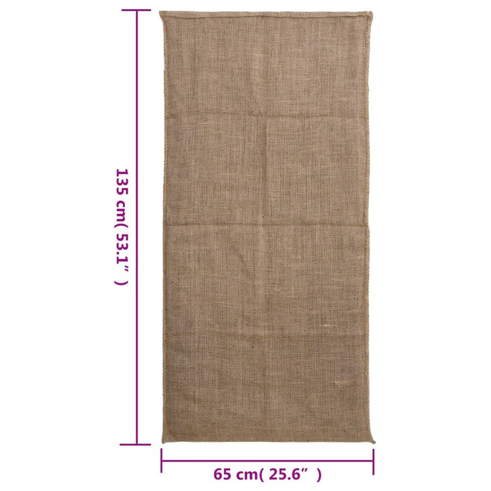 Saci de iută, 5 buc., 65x135 cm, iută 100%, 220 g/m² - WALTI WALTI