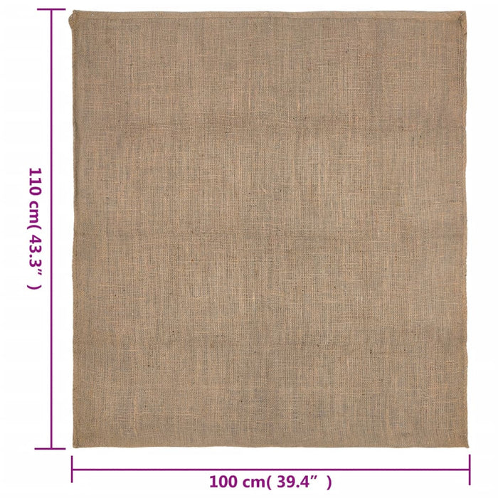 Saci de iută, 5 buc., 100x110 cm, 100% iută, 220 g/m² WALTI