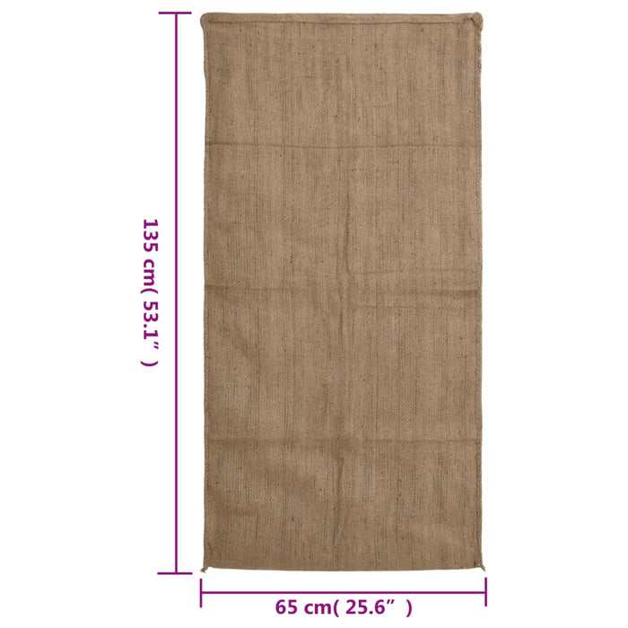 Saci de iută, 10 buc., 65x135 cm, 100% iută, 340 g/m² WALTI