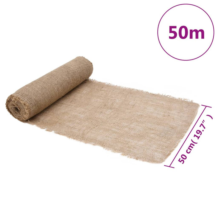 Rolă de iută 0,5x50 m 100% iută 200 g/m² WALTI