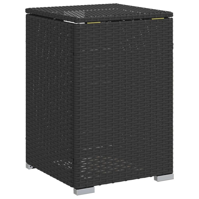 Masă mască acoperire rezervor propan negru 40x40x60cm poliratan - WALTI WALTI