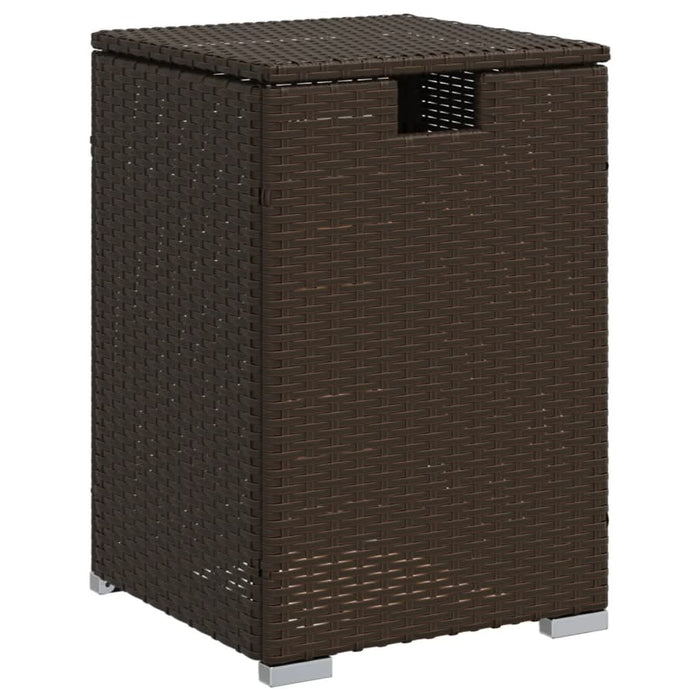 Masă mască acoperire rezervor propan maro 40x40x60 cm poliratan - WALTI WALTI