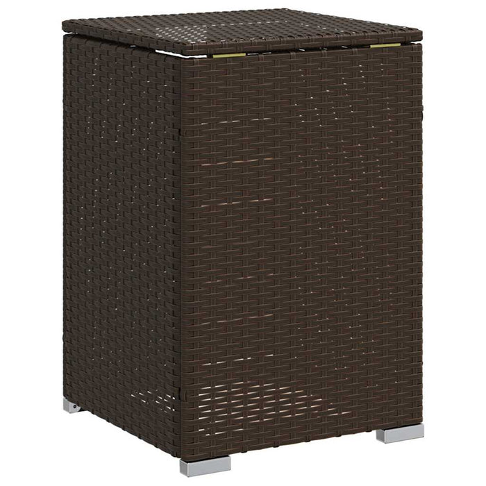 Masă mască acoperire rezervor propan maro 40x40x60 cm poliratan - WALTI WALTI