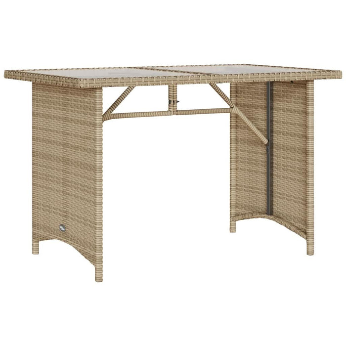 Set mobilier de grădină, 2 piese, cu perne, bej, poliratan - WALTI WALTI