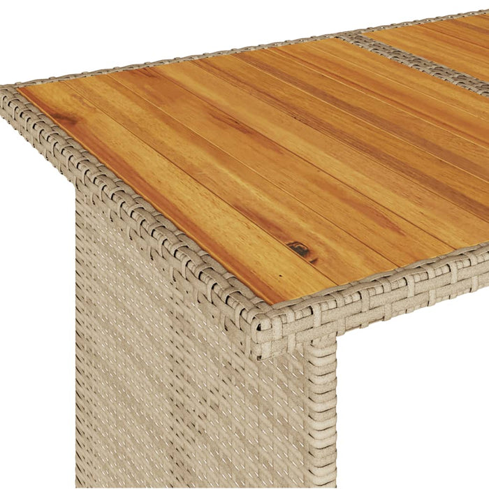 Set mobilier de grădină, 2 piese, cu perne, bej, poliratan - WALTI WALTI