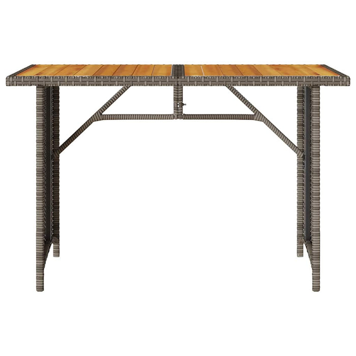 Set mobilier de grădină cu perne, 2 piese, gri, poliratan WALTI