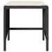 Set mobilier de grădină cu perne, 4 piese, negru, poliratan - WALTI WALTI