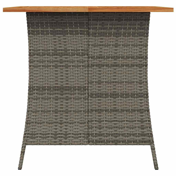 Set mobilier de grădină cu perne, 5 piese, gri, poliratan - WALTI WALTI