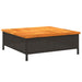 Mască suport umbrelă de soare negru 70x70x25cm poliratan/acacia - WALTI WALTI