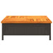 Mască suport umbrelă de soare negru 70x70x25cm poliratan/acacia - WALTI WALTI