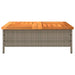 Mască suport umbrelă de soare, gri 70x70x25 cm poliratan/acacia - WALTI WALTI