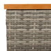 Mască suport umbrelă de soare, gri 70x70x25 cm poliratan/acacia - WALTI WALTI