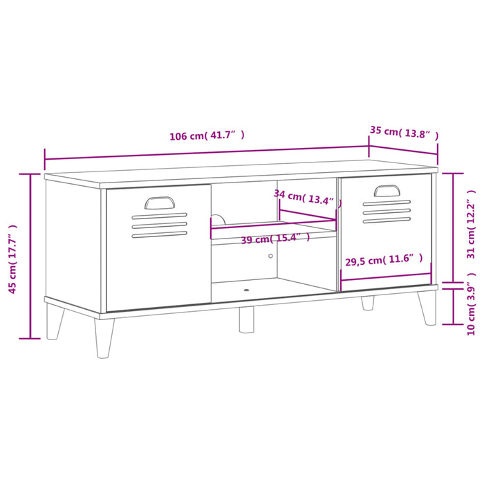 Bancă pantofi „VIKEN” gri antracit 106x35x45 cm, lemn prelucrat - WALTI WALTI