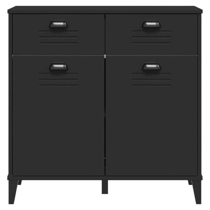 Dulap „VIKEN”, negru, 80x40x80 cm, lemn prelucrat - WALTI WALTI