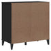 Dulap „VIKEN”, negru, 80x40x80 cm, lemn prelucrat - WALTI WALTI