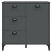 Dulap „VIKEN”, gri antracit, 80x40x80 cm, lemn prelucrat - WALTI WALTI