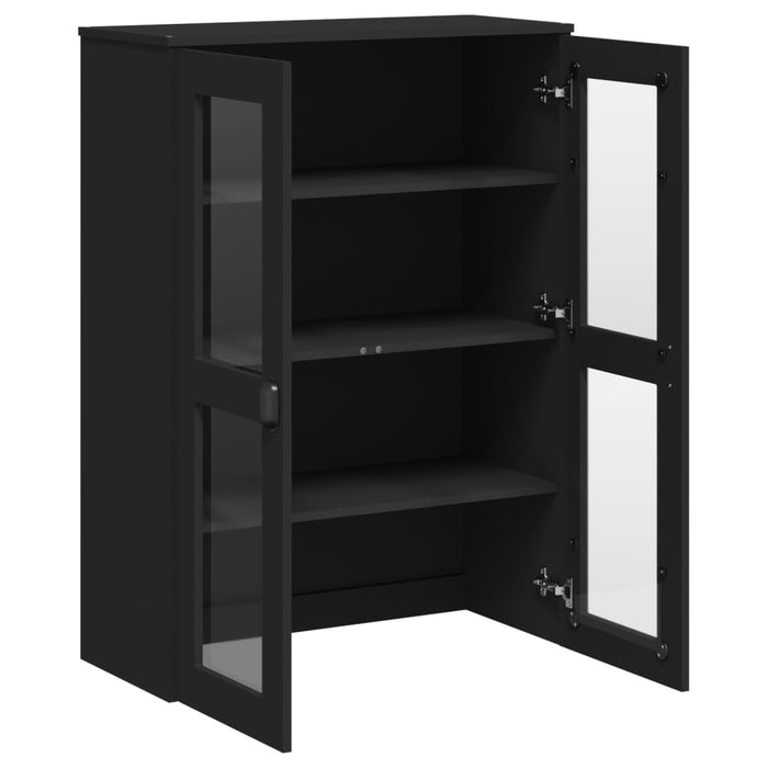 Dulap superior „VIKEN”, negru, lemn prelucrat WALTI