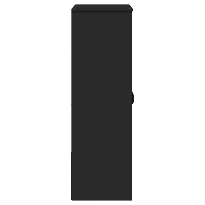 Dulap superior „VIKEN”, negru, lemn prelucrat WALTI