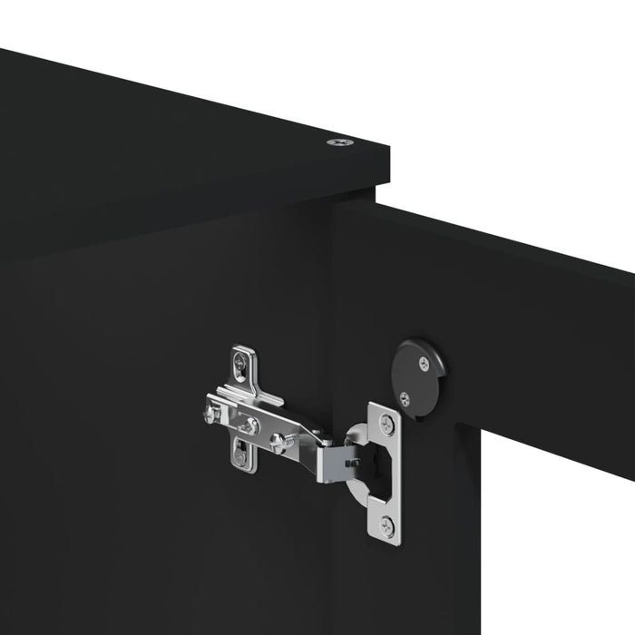 Dulap superior „VIKEN”, negru, lemn prelucrat WALTI