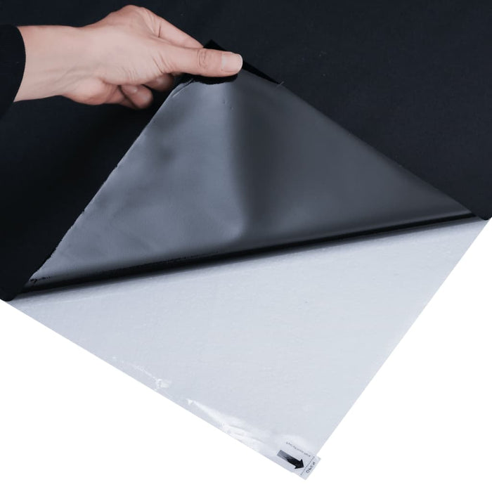 Folie pentru fereastră statică, negru mat, 45x1000 cm, PVC WALTI