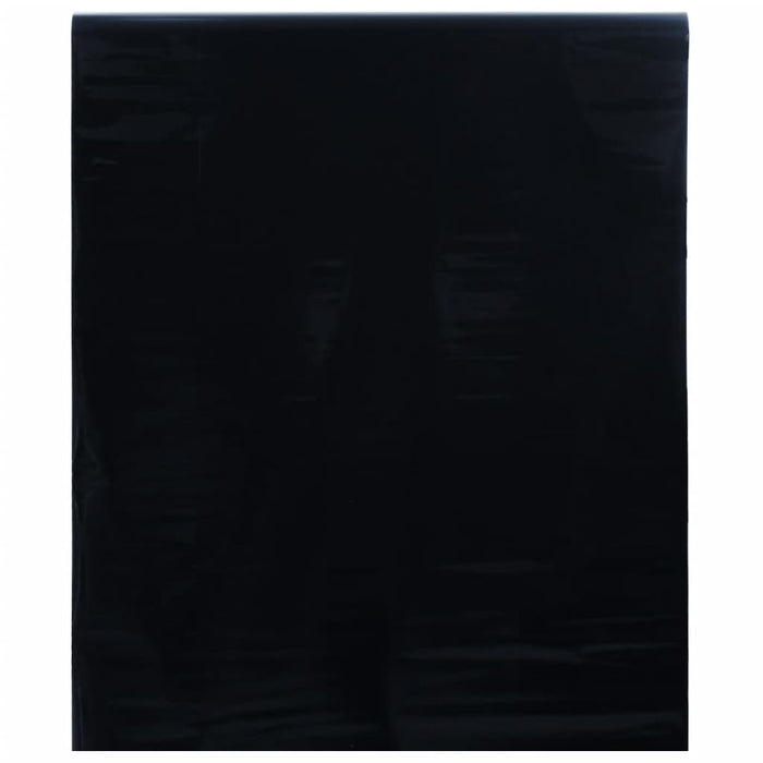 Folie pentru fereastră statică, negru mat, 45x2000 cm, PVC WALTI