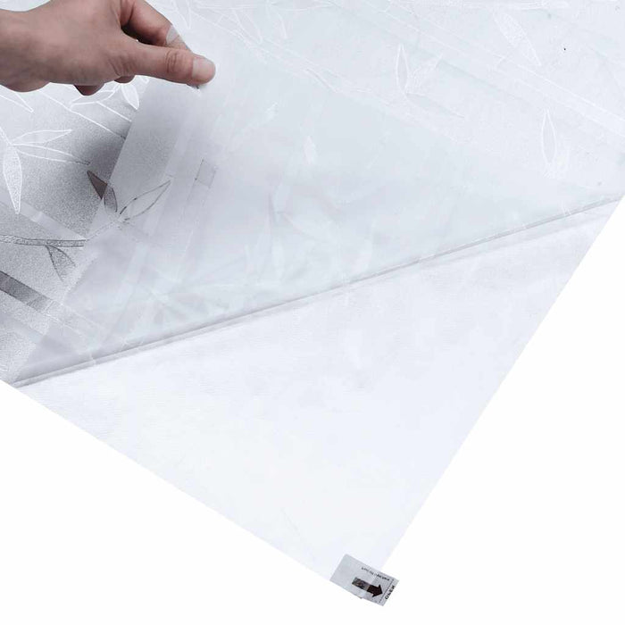 Folie fereastră mată, model bambus, 45x500 cm, PVC - WALTI WALTI