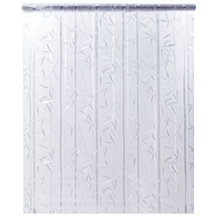 Folie fereastră mată, model bambus, 90x500 cm, PVC WALTI