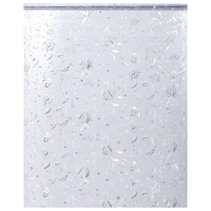 Folie fereastră, model sablat cu floare, 45x500 cm, PVC - WALTI WALTI
