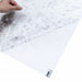 Folie fereastră, model sablat cu floare, 45x500 cm, PVC - WALTI WALTI