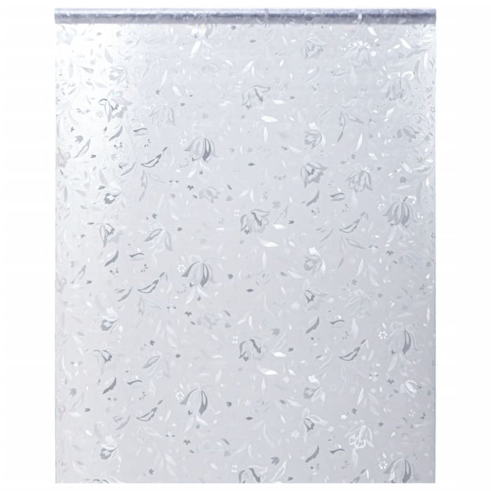 Folie fereastră mată, model sablat cu floare, 60x500 cm, PVC - WALTI WALTI