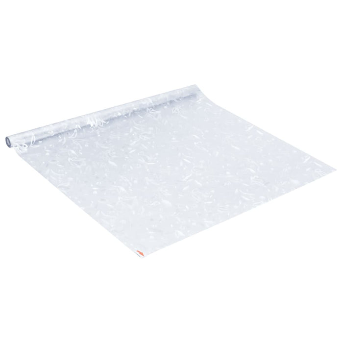 Folie fereastră mată, model sablat cu floare, 60x500 cm, PVC - WALTI WALTI
