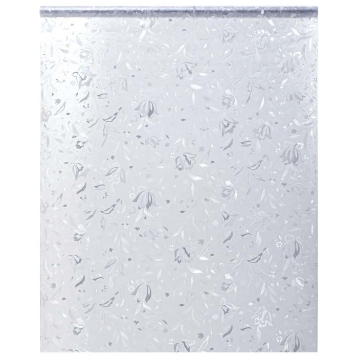 Folie fereastră, model sablat cu floare, 90x500 cm, PVC - WALTI WALTI