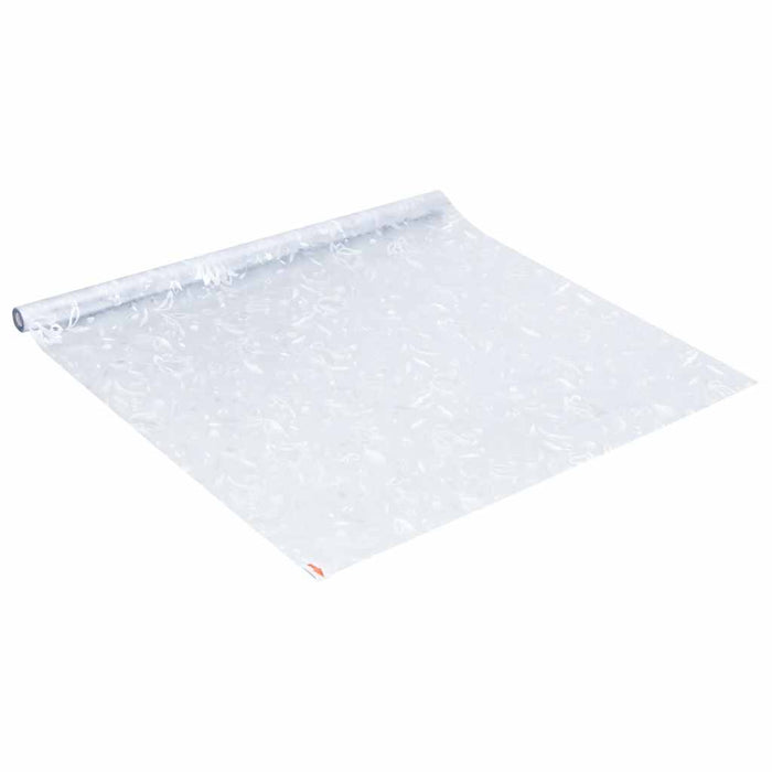 Folie fereastră, model sablat cu floare, 90x500 cm, PVC - WALTI WALTI