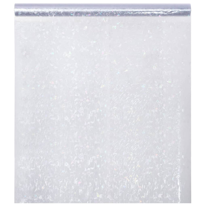 Folie fereastră mată, model curcubeu 3D, 45x2000 cm, PVC - WALTI WALTI
