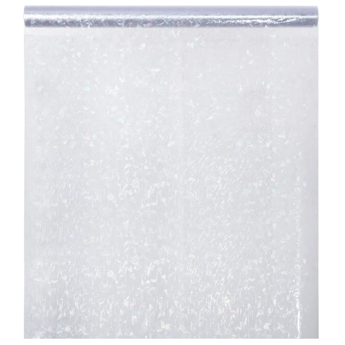 Folie fereastră mată, model curcubeu 3D, 90x2000 cm, PVC - WALTI WALTI