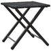 Set mobilier de grădină, pliabil, 5 piese, negru, poliratan - WALTI WALTI