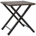 Set mobilier de grădină, pliabil, 5 piese, maro, poliratan - WALTI WALTI